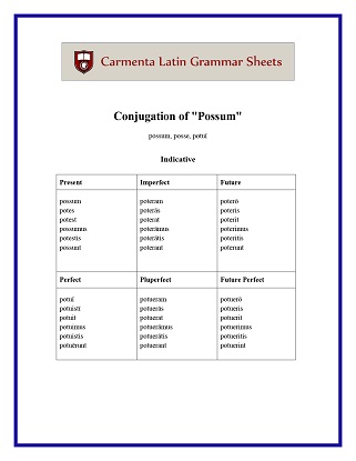 carmenta latin tutors resource image conjugation-possum thumbnail