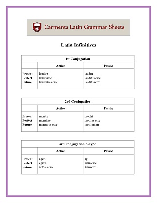 carmenta latin tutors resource image infinitives thumbnail